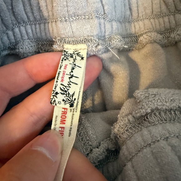 Free People Light Gray Jogger Pants - Picture 6 of 8